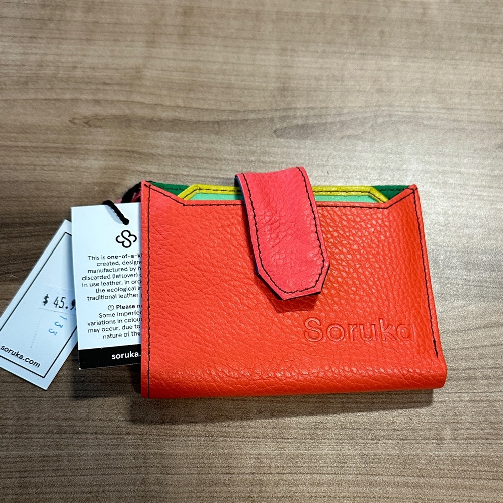 Women's Orange Wallet